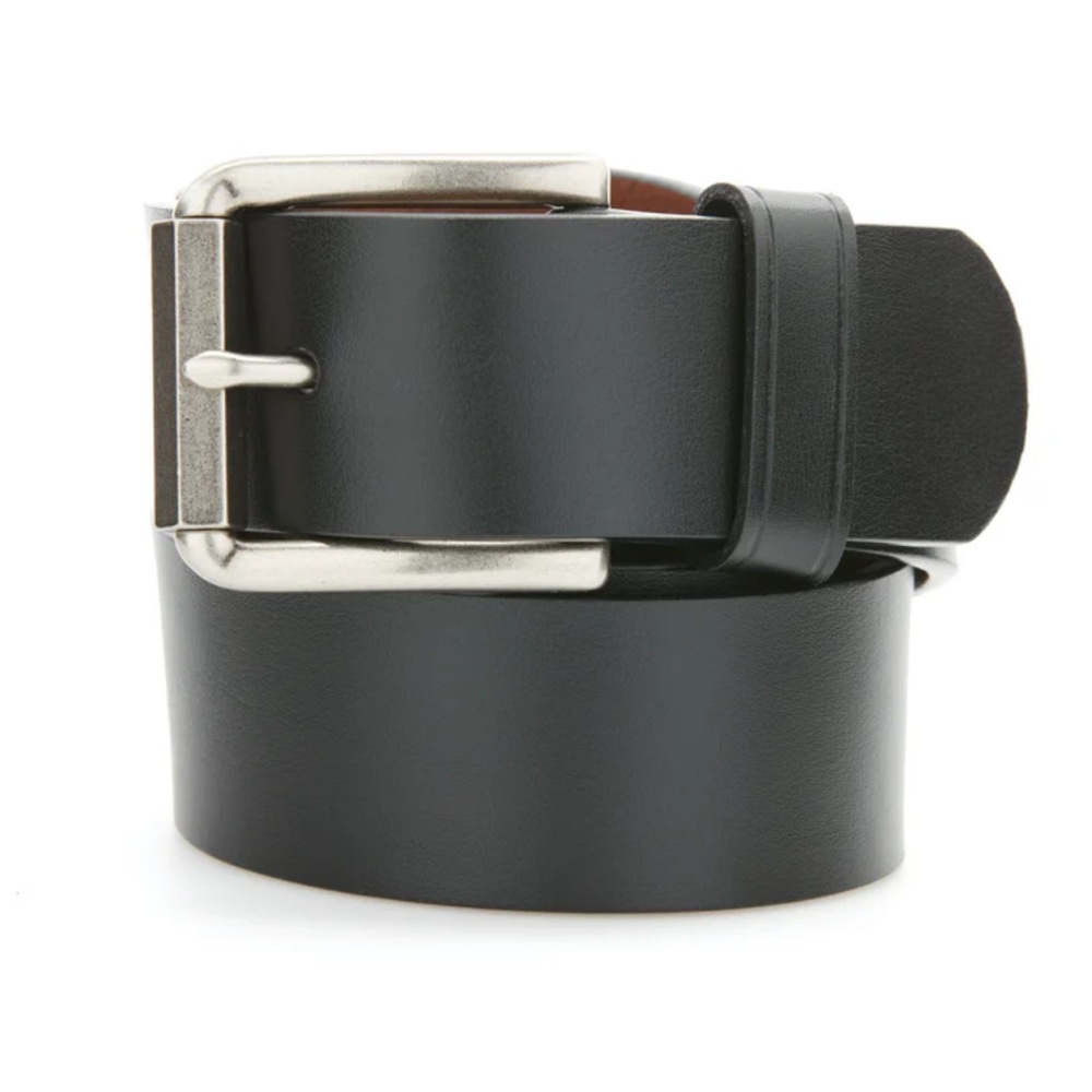 Perry Ellis | Genuine Leather Hex Roller Belt